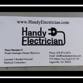 Handy Electrician - Percy will help you out @ Handy Electrician.   :) - Electricians Near Me - Atlanta, Georgia