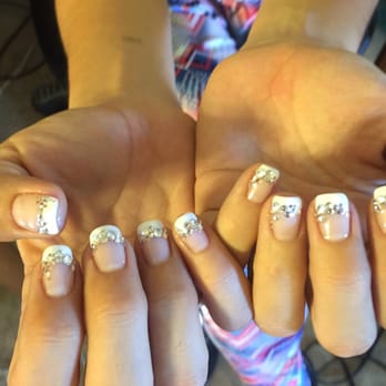 Nails Design - Mani and design. Cindy did a great job!...a little pricey for my liking, the look at that dazzle! - Nail Salons Near Me - Wahiawa, Hawaii Nails Design - Mani and design. Cindy did a great job!...a little pricey for my liking, the look at that dazzle! - Nail Salons Near Me - Wahiawa, Hawaii