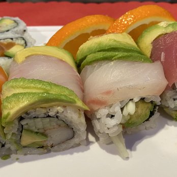 E Sushi & Grill - Rainbow roll - Sushi Bars Near Me - Apollo Beach, Florida