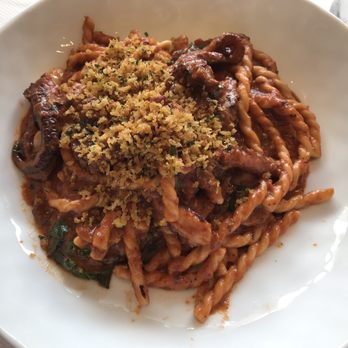Marea - Octopus pasta with bone marrow (9/10) - Italian Near Me - New York, New York Marea - Octopus pasta with bone marrow (9/10) - Italian Near Me - New York, New York