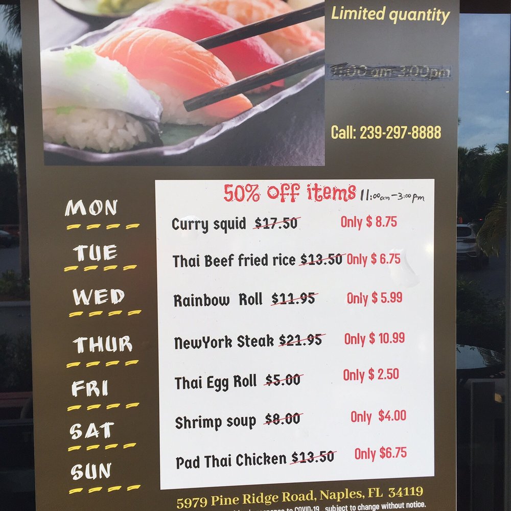Mizu Sushi & Thai - Sushi Bars Near Me - Naples, Florida Mizu Sushi & Thai - Sushi Bars Near Me - Naples, Florida