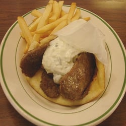The Gas Lighter Restaurant - Gyros with Fries