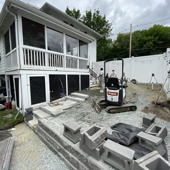 Edin & Sons Hardscape Construction - a house being built - Landscaping Near Me