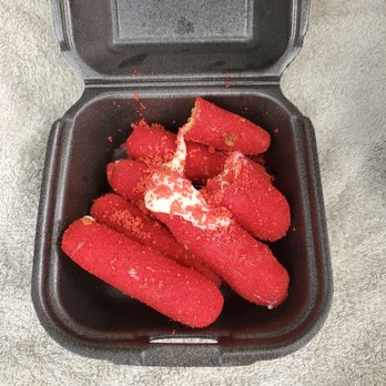 Fatima's Grill - Hot Cheetos Mozarella Sticks. - Mediterranean Near Me - Downey, California Fatima's Grill - Hot Cheetos Mozarella Sticks. - Mediterranean Near Me - Downey, California