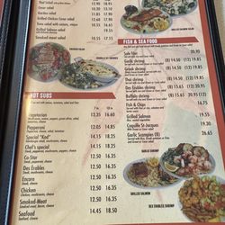 Restaurant des Érables - Regular menu