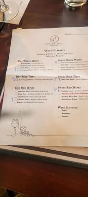 Menu photo 1 Hocking Hills Winery Logan, OH
