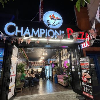 Champion Pizza - Storefront - Pizza Near Me - Astoria, New York Champion Pizza - Storefront - Pizza Near Me - Astoria, New York