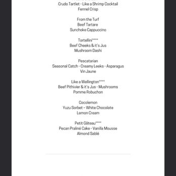 Table Culture Provisions - Today's tasting menu - New American Near Me - Petaluma, California Table Culture Provisions - Today's tasting menu - New American Near Me - Petaluma, California