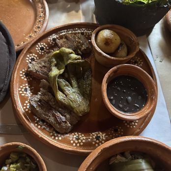 La Gruta - Fire-grilled flank steak ($507 MXN) - Mexican Near Me - Teotihuacán de Arista, MEX