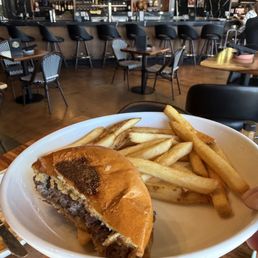 Kids burger and fries Kids burger and fries