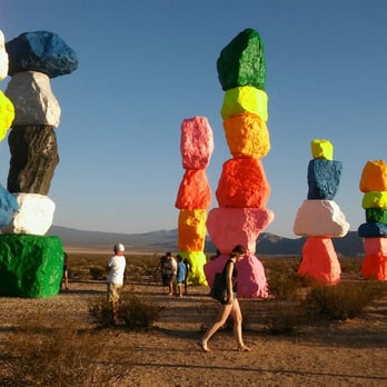 Seven Magic Mountains - Public Art Near Me - Las Vegas, Nevada