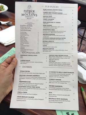 Menu photo 8 Patrick Molloy's Hermosa Beach, CA Menu photo 8 Patrick Molloy's Hermosa Beach, CA