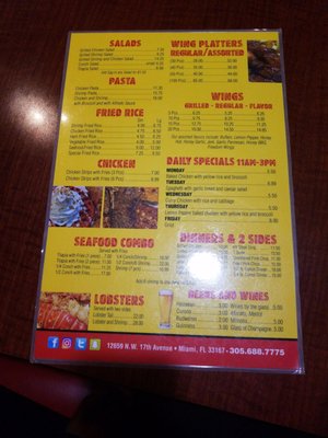 Menu photo 6 Freedom Wings Miami, FL