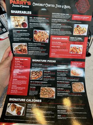 Menu photo 4 Parry's Pizzeria & Taphouse Cibolo, TX