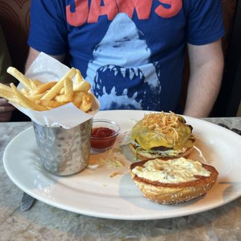 The Cheesecake Factory - All Americana Cheeseburger* ** ? - Desserts Near Me - Estero, Florida