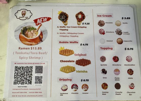 Menu photo 1 Sweety Cafe Kissimmee, FL Menu photo 1 Sweety Cafe Kissimmee, FL