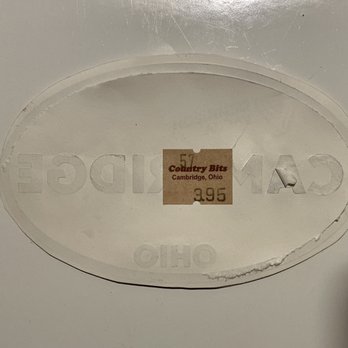 Country Bits and Pieces - Country Bits Vinyl Decal Info on Rear Side - Cambridge Ohio - Antiques Near Me - Cambridge, Ohio