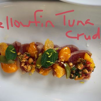 Fishing With Dynamite - Yellowfin Tuna Crudo - one of my favorites! - Seafood Near Me - Manhattan Beach, California