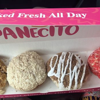 My Panecito - 4 pack- Apple Pie Concha, Mazapan Concha, Churro Concha and Strawberry Krunch concha - Bakeries Near Me - Gardena, California
