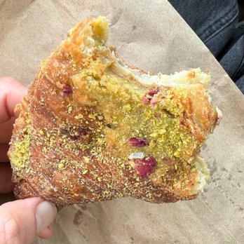 L'Appartement 4F - Rose pistachio croissant - Bakeries Near Me - Brooklyn, New York L'Appartement 4F - Rose pistachio croissant - Bakeries Near Me - Brooklyn, New York