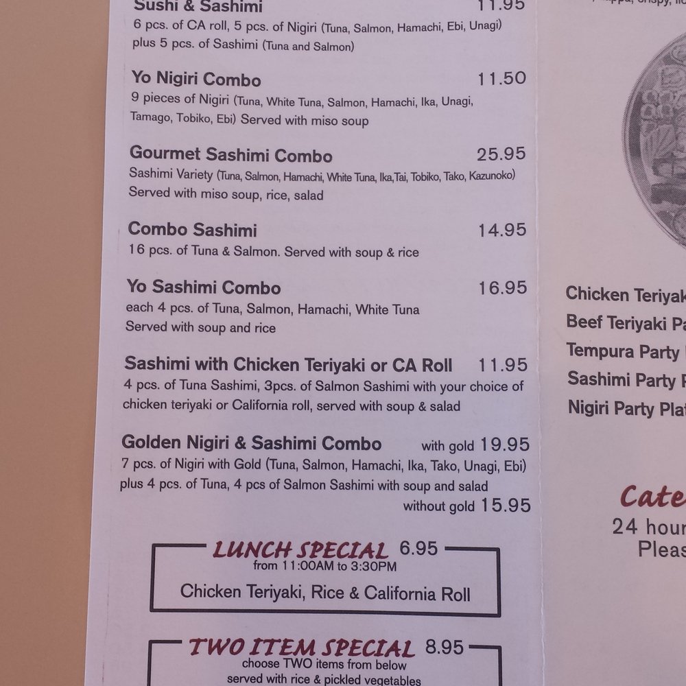 Yo Sushi - Different entrees - Sushi Bars Near Me - Albany, California Yo Sushi - Different entrees - Sushi Bars Near Me - Albany, California