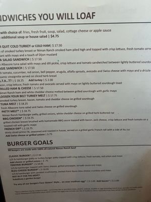 Menu photo 2 Four Sisters Cafe Roseville, CA Menu photo 2 Four Sisters Cafe Roseville, CA