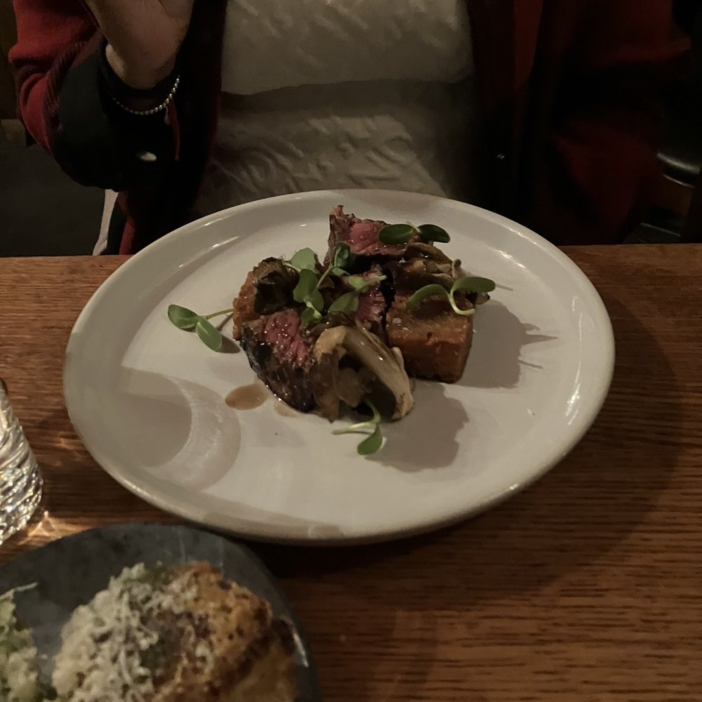 New Rivers - NY strip cooked to perfection - New American Near Me - Providence, Rhode Island New Rivers - NY strip cooked to perfection - New American Near Me - Providence, Rhode Island