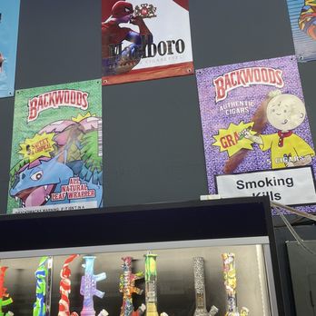 Exotic Puff N Stuff - Spiderman, Pokémon, caillou - Tobacco Shops Near Me - San Bruno, California