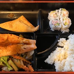Kyoto Steakhouse & Sushi Bar - Salmon Teriyaki Lunch Bento Box