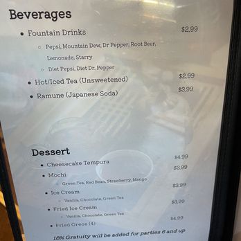 Sushi Ai - Menu - Beer, Wine & Spirits Near Me - St Charles, Missouri