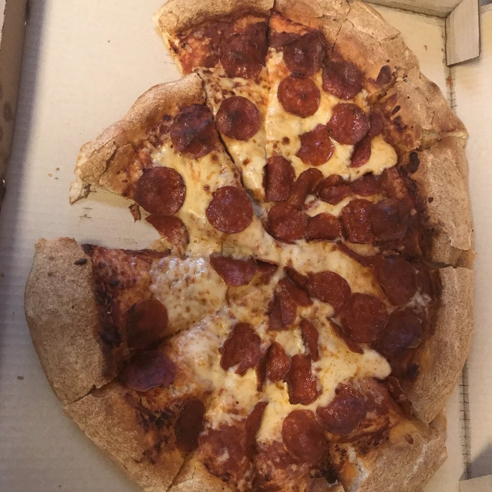 a pepperoni pizza in a box a pepperoni pizza in a box
