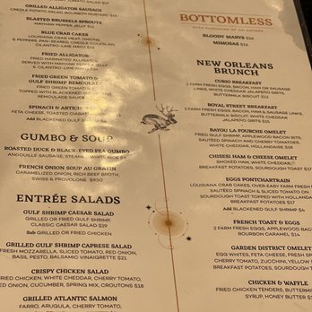 Curio Bistro - Menu - Cajun/Creole Near Me - New Orleans, Louisiana