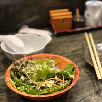 Inaba Restaurant - Green Salad - Japanese Near Me - Torrance, California
