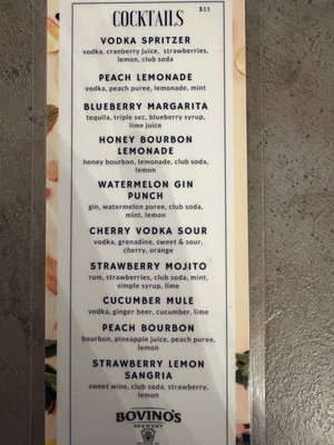 Menu photo 5 Bovino’s Brewery Stroudsburg, PA