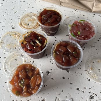 Honaunau Poke Shop - 1/4 lb of each poke - Seafood Near Me - Captain Cook, Hawaii Honaunau Poke Shop - 1/4 lb of each poke - Seafood Near Me - Captain Cook, Hawaii