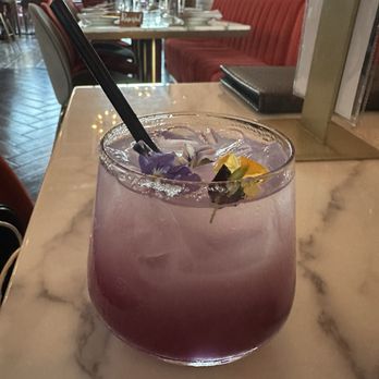 Kin Dee - Butterfly Pea Margarita - Thai Near Me - Houston, Texas Kin Dee - Butterfly Pea Margarita - Thai Near Me - Houston, Texas