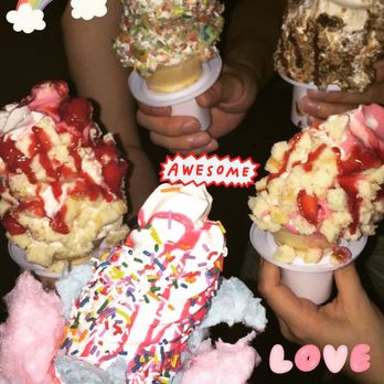 Sweet Jesus - A snapchat of all the ice creams my friends and I got - Desserts Near Me - Toronto, Ontario