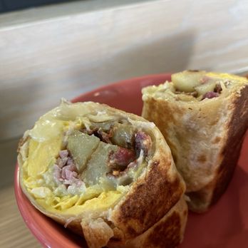 The Daily - Inman Park - Breakfast Burrito add bacon - Coffee & Tea Near Me - Atlanta, Georgia