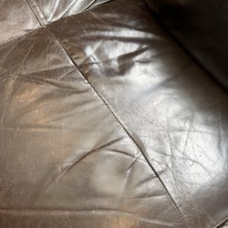 In Home Furniture Repair - Leather sofa after the repair.