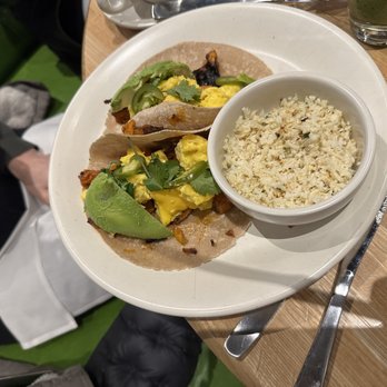 True Food Kitchen - Breakfast Tacos (without meat) - Vegetarian Near Me - Annapolis, Maryland