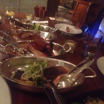 Blue Duck Tavern - Our spread - salmon, chicken, duck, and beef! Amazing! - New American Near Me - Washington, DC, District of Columbia Blue Duck Tavern - Our spread - salmon, chicken, duck, and beef! Amazing! - New American Near Me - Washington, DC, District of Columbia
