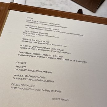 Spruce - Menu - American Near Me - San Francisco, California Spruce - Menu - American Near Me - San Francisco, California