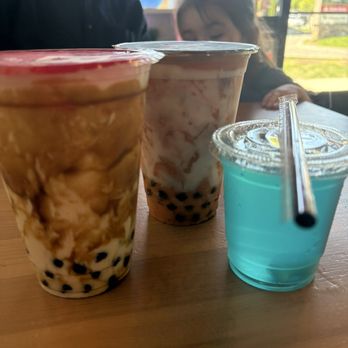 BocoPop - Tiger Tea and Thai Tea with tapioca plus a raspberry lemonade for our little one! - Coffee & Tea Near Me - Liberty Lake, Washington BocoPop - Tiger Tea and Thai Tea with tapioca plus a raspberry lemonade for our little one! - Coffee & Tea Near Me - Liberty Lake, Washington