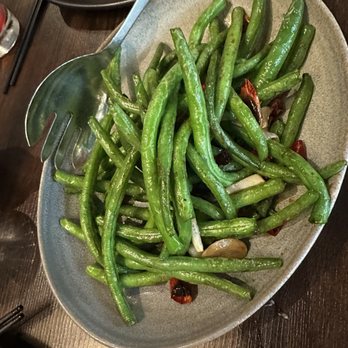 Dumpling Kitchen Noe Valley - V06. Dry-Braised String Beans - Shanghainese Near Me - San Francisco, California