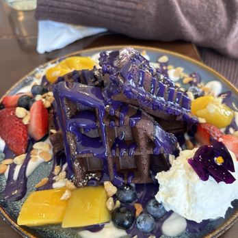 8th Haus Cafe - Ube waffle - Breakfast & Brunch Near Me - Anaheim, California 8th Haus Cafe - Ube waffle - Breakfast & Brunch Near Me - Anaheim, California