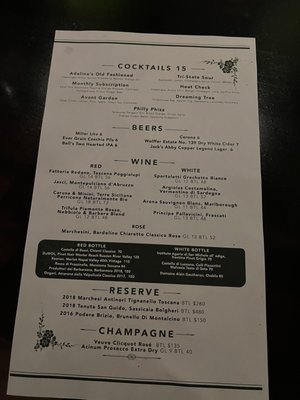 Menu photo 6 Adelinas Restaurant & Bar Philadelphia, PA Menu photo 6 Adelinas Restaurant & Bar Philadelphia, PA