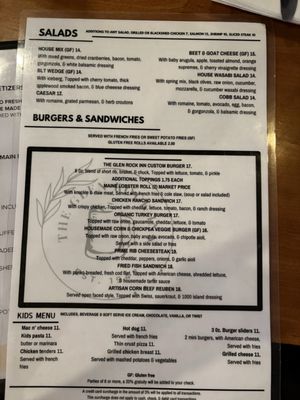 Menu photo 2 The Glen Rock Inn Glen Rock, NJ Menu photo 2 The Glen Rock Inn Glen Rock, NJ
