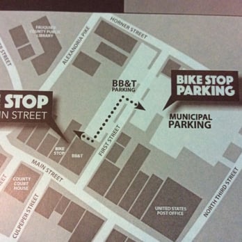 Bike Stop - On street parking and public lot located behind building - Bikes Near Me - Warrenton, Virginia Bike Stop - On street parking and public lot located behind building - Bikes Near Me - Warrenton, Virginia