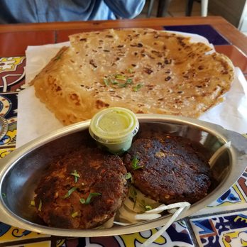 Zareen's - Delicately spuced heavenly beef shammi kabab with paratha - food heaven - Halal Near Me - Mountain View, California Zareen's - Delicately spuced heavenly beef shammi kabab with paratha - food heaven - Halal Near Me - Mountain View, California