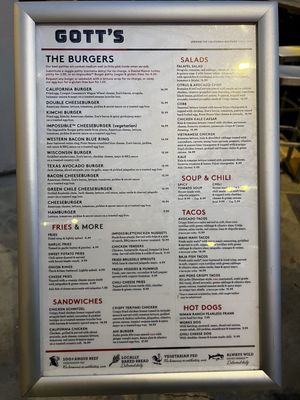 Menu photo 8 Gott's Roadside Walnut Creek, CA